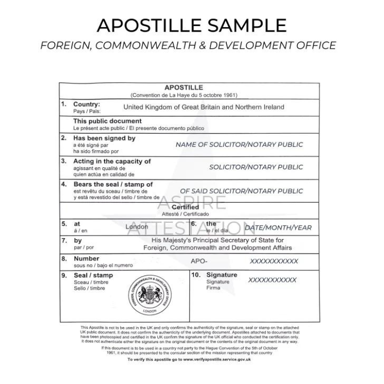 Apostille Translation